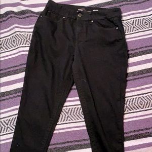 Size 12 black tummy tuck jeans